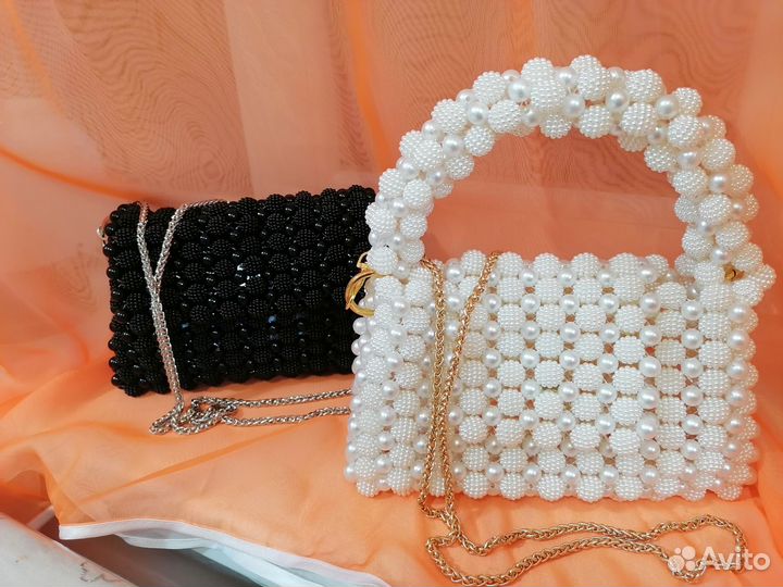 Сумка из бусин ручной работы