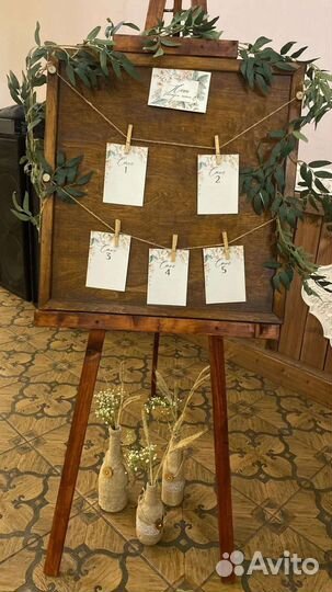 Декор на свадьбу в стиле рустик