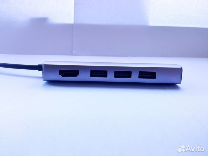 USB-Хаб Satechi Type-C (4K+Ethernet V2) Space Gray