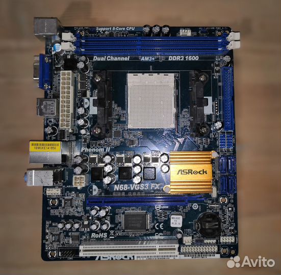 S-AM3+ Материнская плата AsRock N68-VGS3 FX