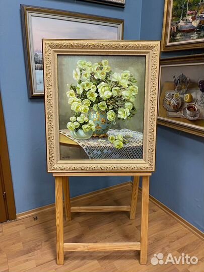 Картина маслом, цветы 