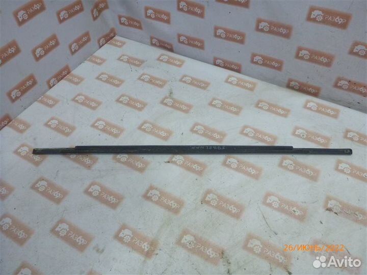 Уплотнитель стекла двери бархотка задний левый