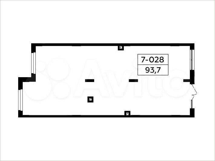 Аренда, торговое помещение, площадь 93.4 кв.м