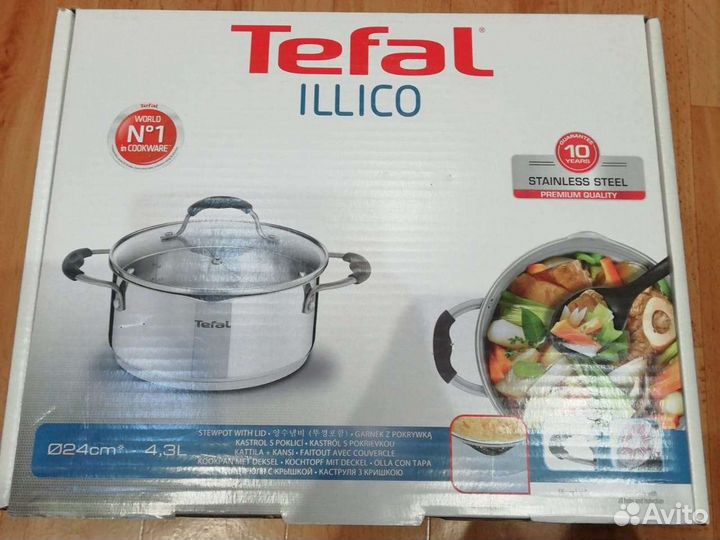 Кастрюля новая Tefal