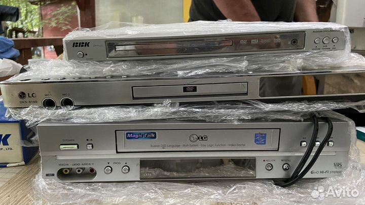 Cd плеер BBK, LG, Видеомагнитофон LG