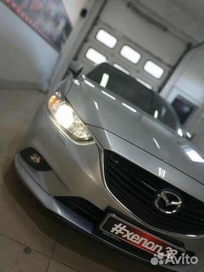 Mazda 6 LED светодиоды в ближний свет фар