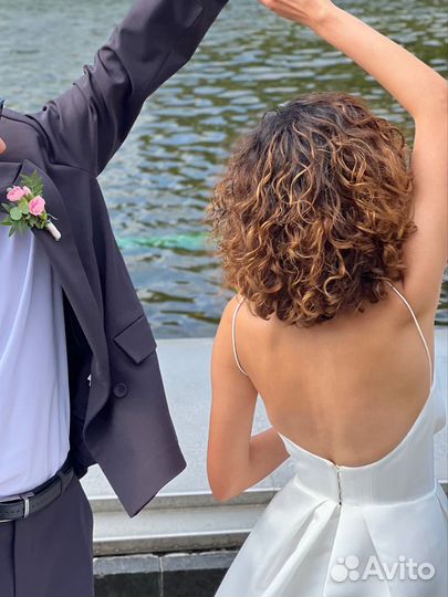 Свадебное платье 42 44 новое