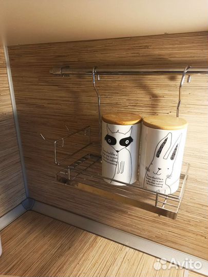 Полка на рейлинг. Хром