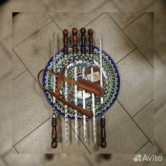 Шампуры в чехле