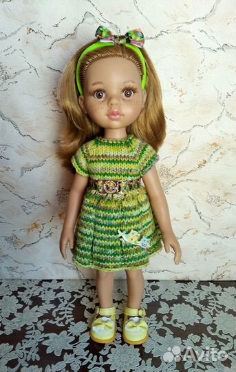 Вязаная одежда для куклы paola reina