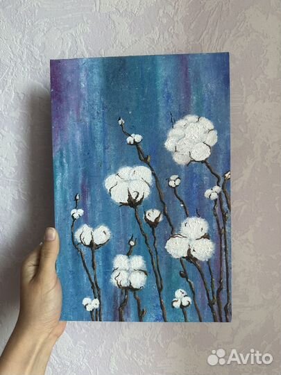 Картина маслом цветы