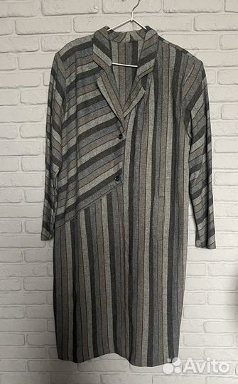 Платье винтаж шерсть 80-е гг СССР