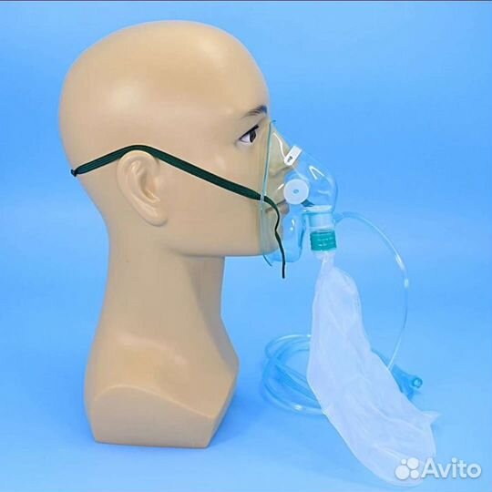 Маска кислородная нереверсивная с резервным мешком