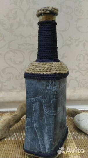 Бутылки декоративные