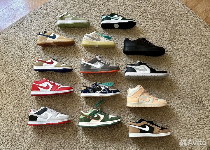 Кроссовки nike jordan и sb dunk low