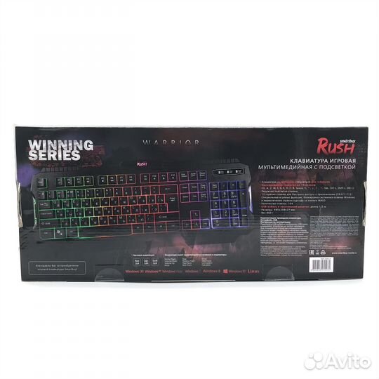 Клавиатура игровая smartbuy rush warrior SBK-308GK
