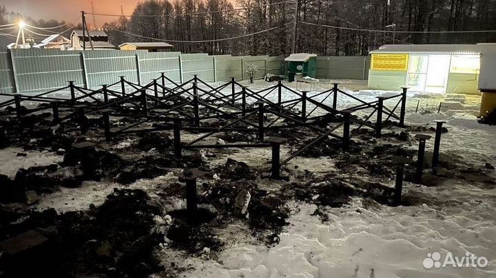 Винтовые сваи реконструкция фундамента