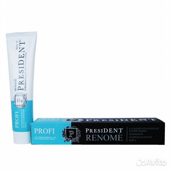 President. Зубная паста 100мл. Renome - Мягкое отб