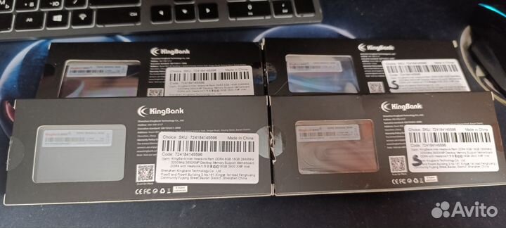 Оперативка Kingbank ddr4 3600 64gb 4x16
