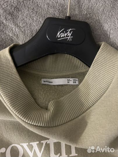 Свитшот Зеленый Оливковый Пастельный