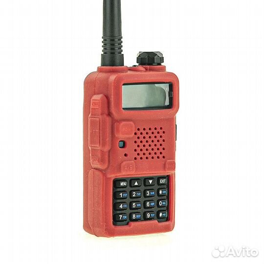 Резиновый чехол для рации Baofeng UV-5R (красный)
