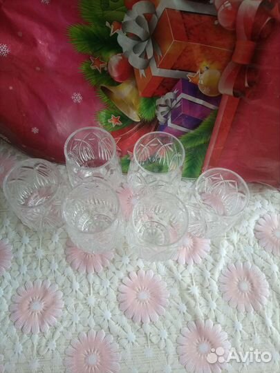 Стопки стаканы СССР хрусталь