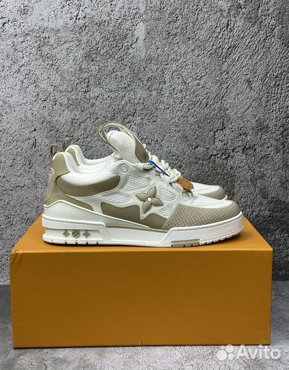 Louis Vuitton LV Skate Sneaker Beige White