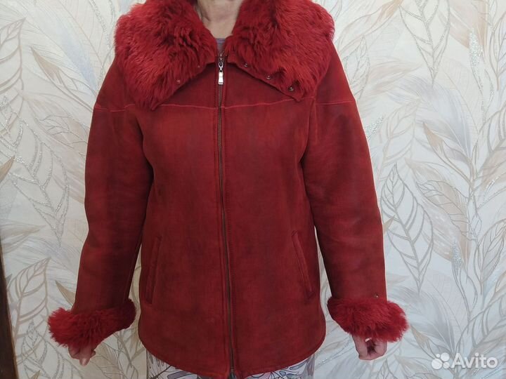 Дубленка натуральная женская 48 50