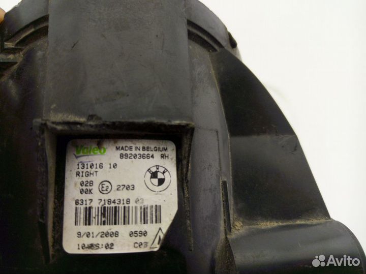 BMW X5 E70 Стекло противотуманной фары