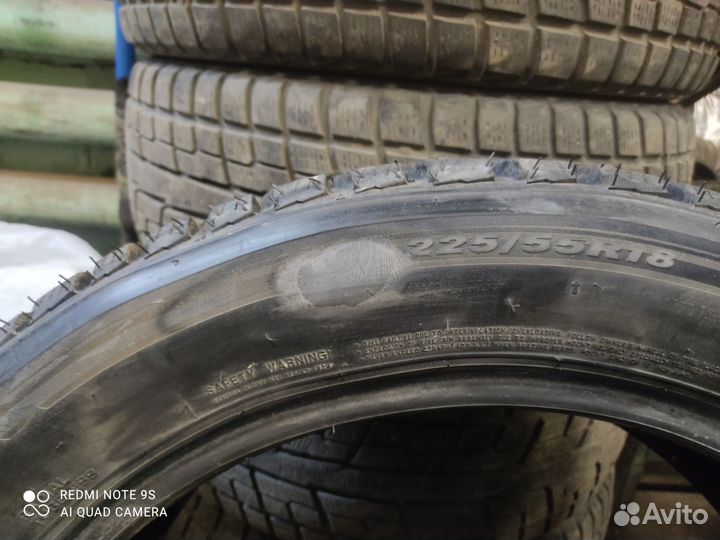 Шины nexen шипованые r18 225/55 2 шт