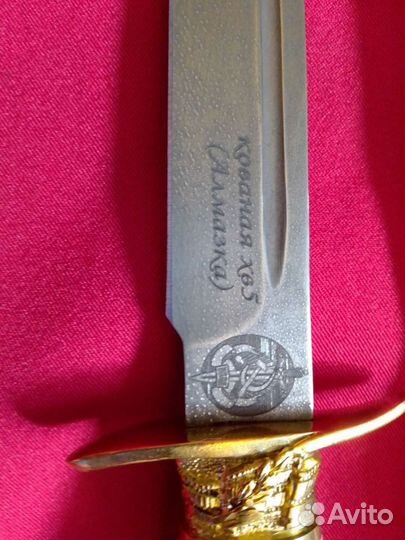 Финка нквд, кованая, хв-5, Алмазка, ручной работы