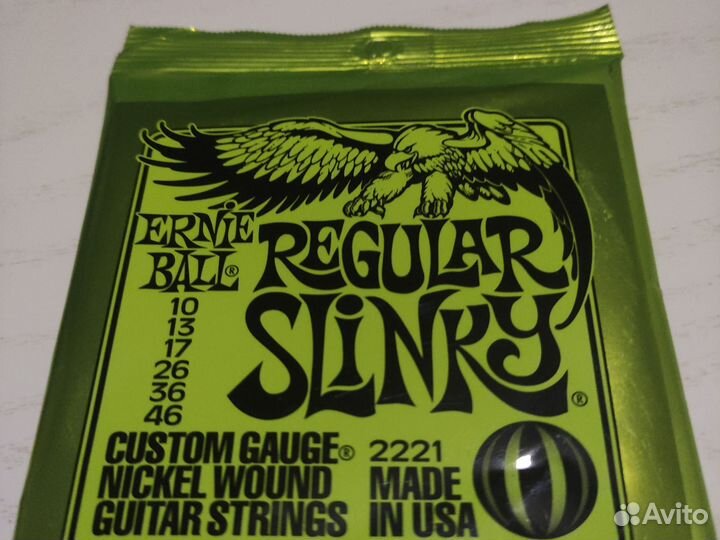 Струны Ernie Ball Slinky USA 2221 новые