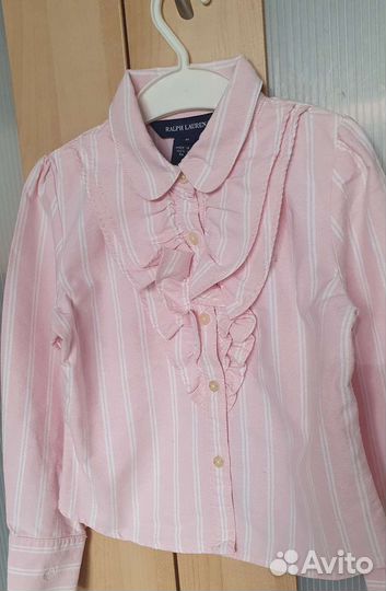 Ralph lauren рубашка для девочки