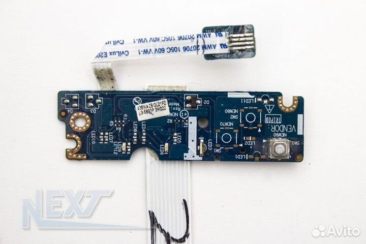 Плата кнопки включения для ноутбука Packard