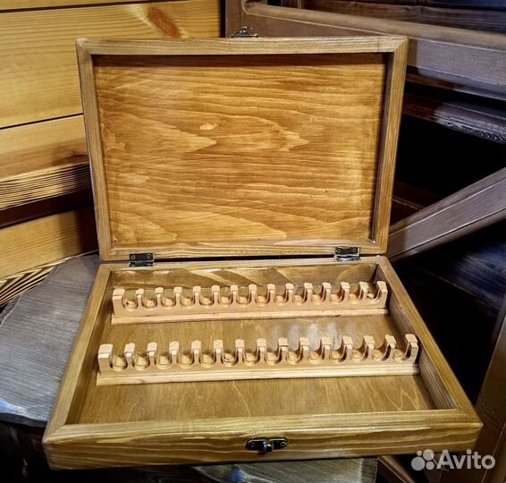 Шкатулка для хранения опасных бритв 14