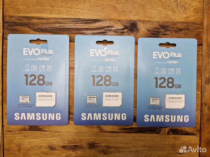 Карта памяти Samsung EVO Plus microsdxc 128 гб