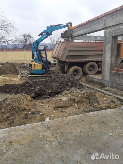 Услуги мини экскаватора