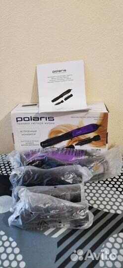 Фен-расческа Polaris