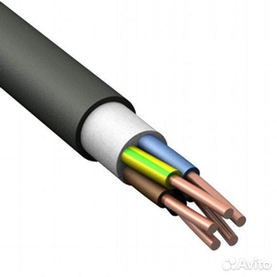 Кабель ввгнг LS 5х1,5мм ГОСТ