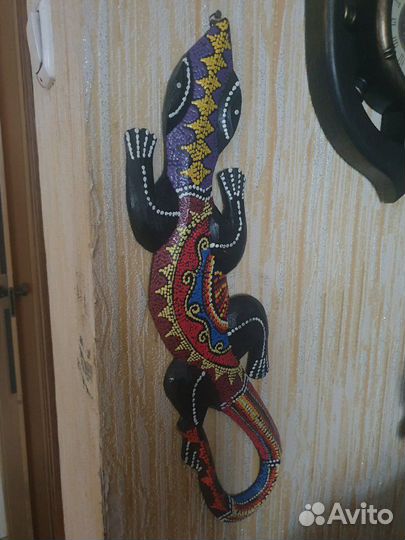 Панно ящерица