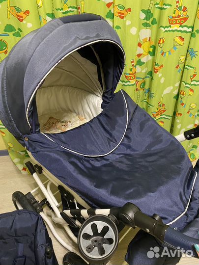 Коляска 2 в 1. Мягкий надежный внедорожник