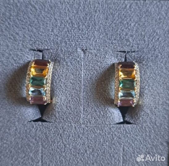 Серьги Самоцветы Бриллианты