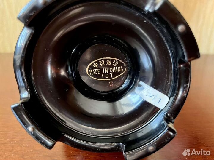 Ваза винтаж папье маше ручная роспись