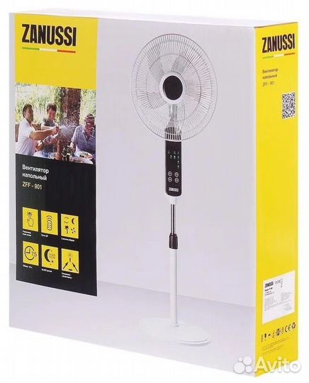 Вентилятор напольный Zanussi ZFF-901N