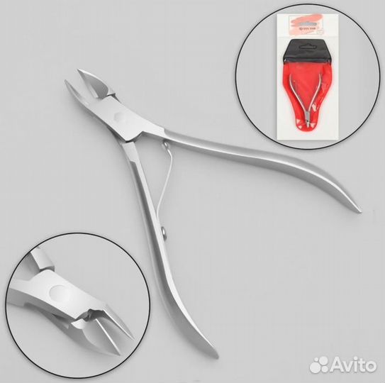 Кусачки маникюрные для кутикулы, в чехле