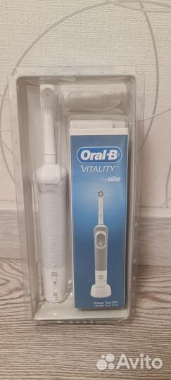 Новая зубная щетка oral-b vitality