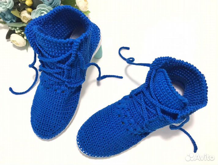 Вяжу обувь