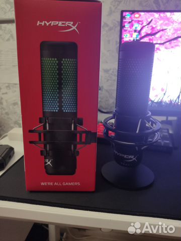 Микрофон hyperx quadcast s черный купить в Красногорске | Электроника ...