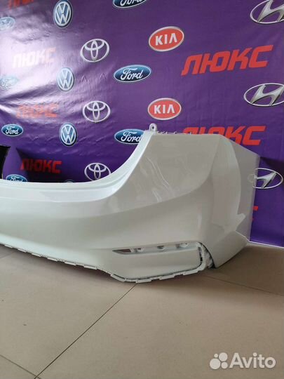 Бампер на hyundai solaris задний белый 17-20г