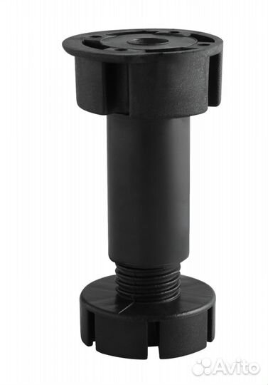 Ножка (опора) мебельная чёрная